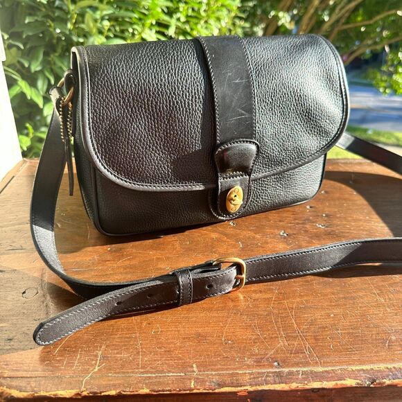 Coach Glenwood Bag Style No 4225 - Black with Turnlock - Picture 1 of 12